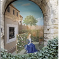 Le Jardin Médiéval -Fresque