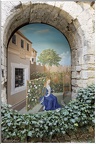 Le Jardin Médiéval -Fresque