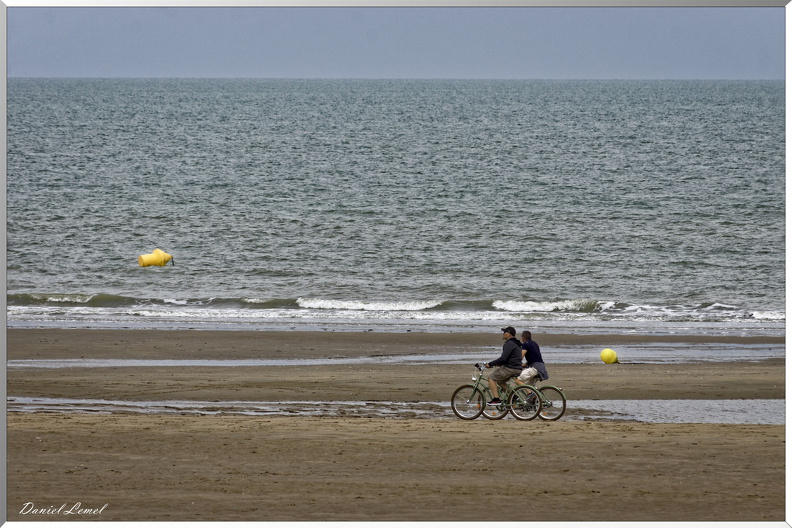 Balade en vélos au bord de mer
