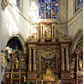 Église Notre-Dame-des-Arts de Pont-de-l'Arche - Le retable principal date du XVIIe siècle