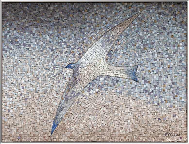 Céramique  "L'oiseau" - Jean Michel Folon - 1989