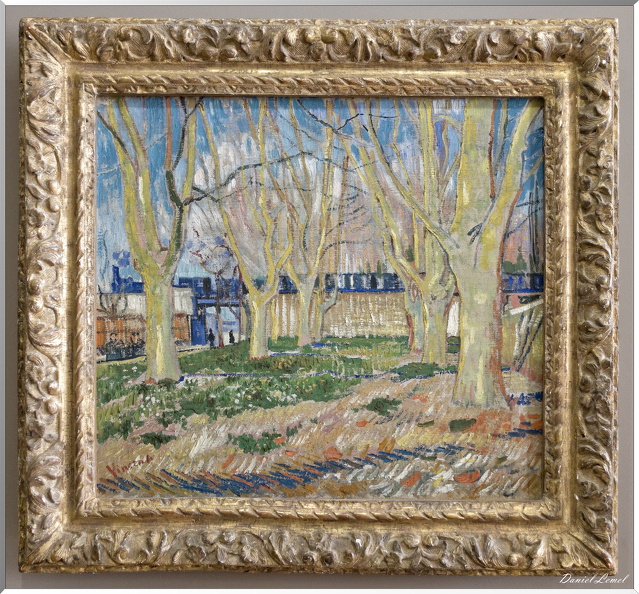 Vue du viaduc à Arles ou Le train bleu -  Vincent Van Gogh
