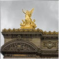 Opéra Garnier - Statue dorée - L'Harmonie par Charles Gumery