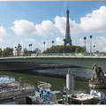 le pont de l'Alma - le zouave et la Tour Eiffel