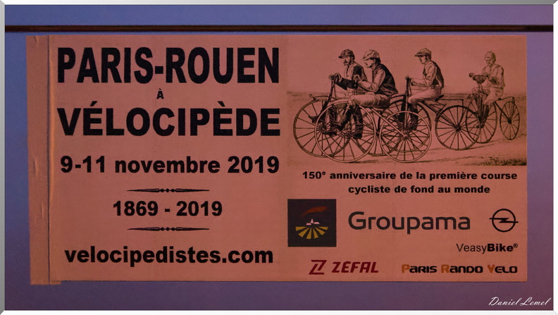 Paris-Rouen à Vélocipède