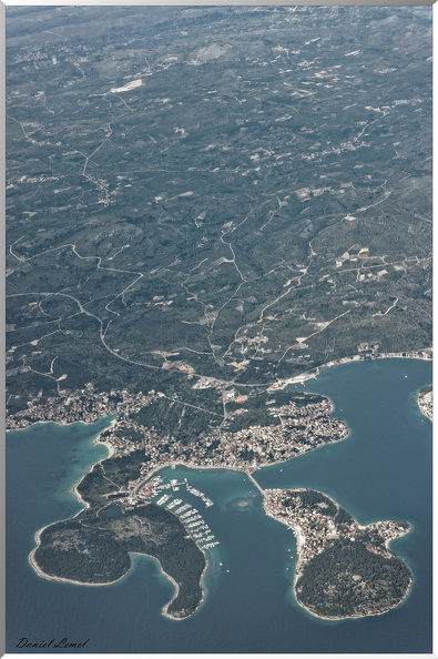 Vol au dessus de l'Adriatique