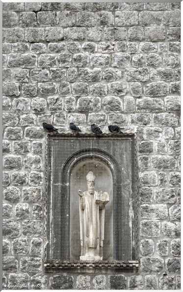 Statue religieuse - Saint Blaise le saint patron de la ville de Dubrovnik 