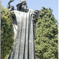 Grande statue de l' évêque Grégoire de Nin - Grgur Ninski