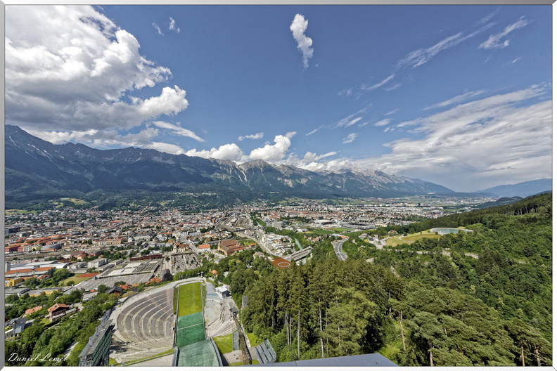 Vue sur la ville d'Innsbruck