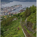 Vue de Bergen sur le Mont  Floyen