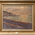 Claude Monet - La Plage à Pourville - Soleil couchant