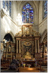 Église Notre-Dame-des-Arts de Pont-de-l'Arche - Le retable principal date du XVIIe siècle