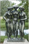 Bronze "Les 3 Grâces"  - Volti - 1967