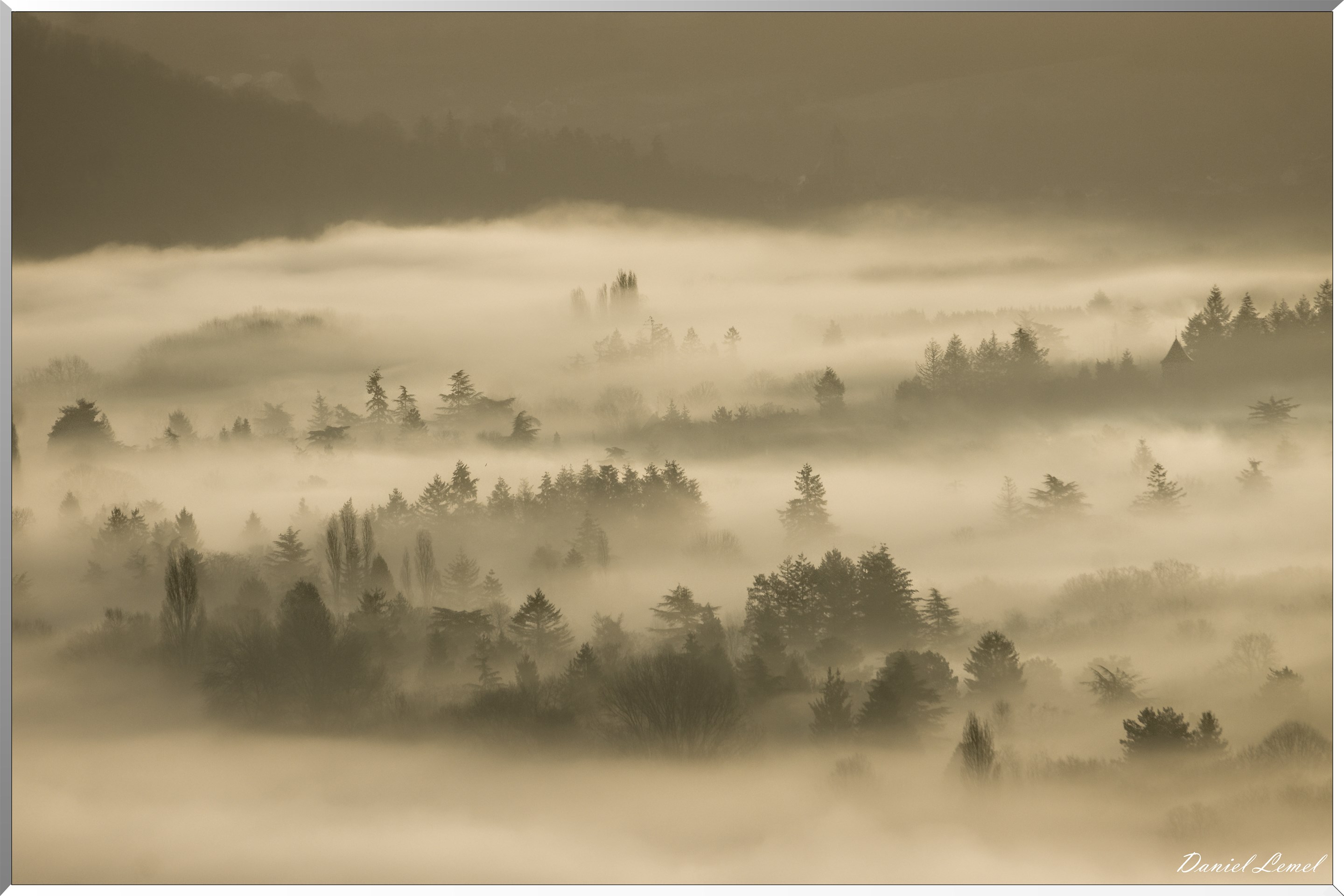 La-Roche-Guyon - Brume matinale
