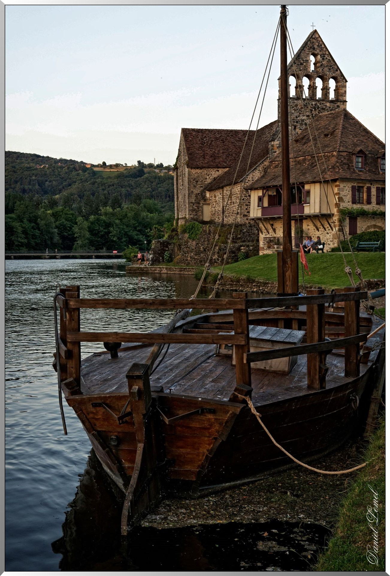 Gabare sur la Dordogne