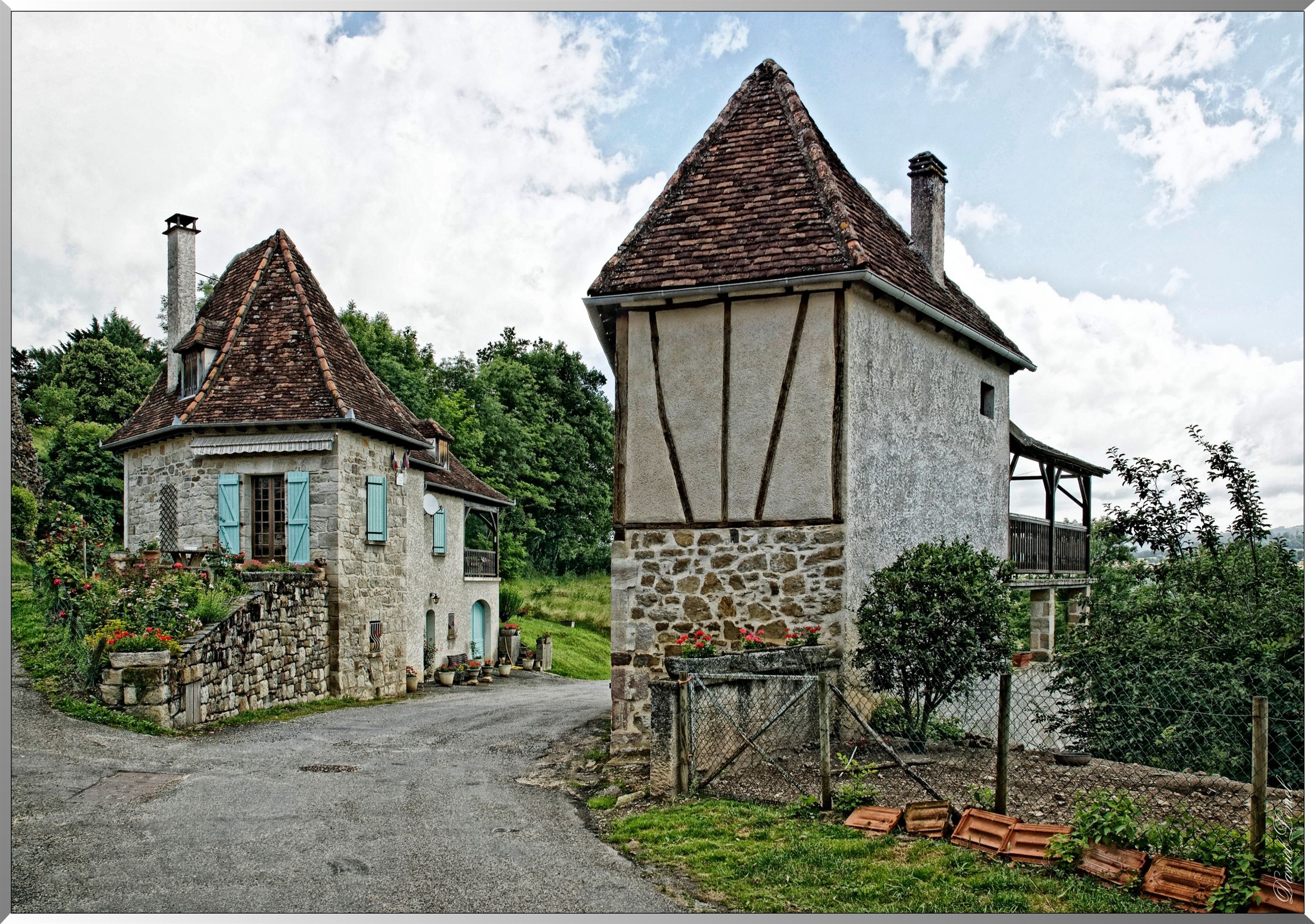 Intérieur du village