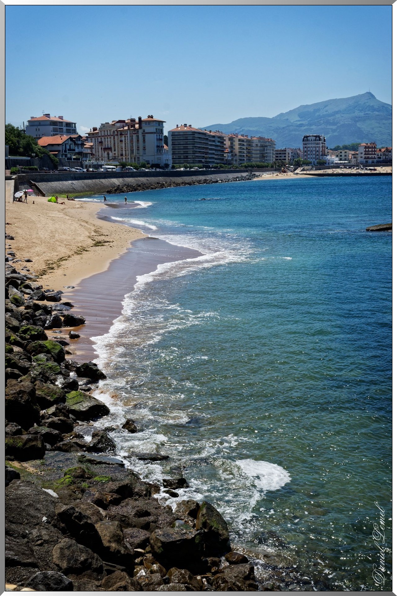 Extrémité de la plage