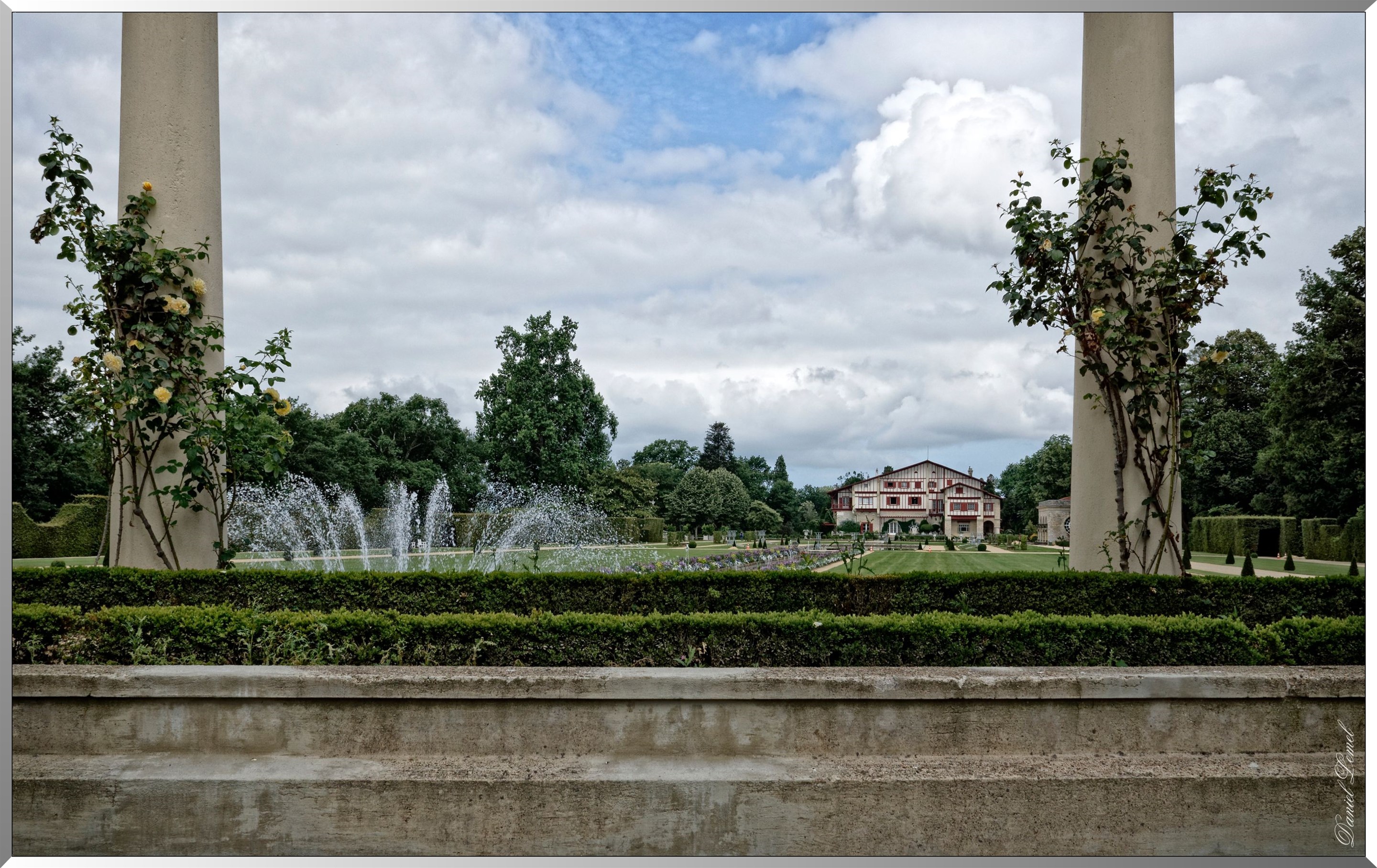 Vue de la grande pergola
