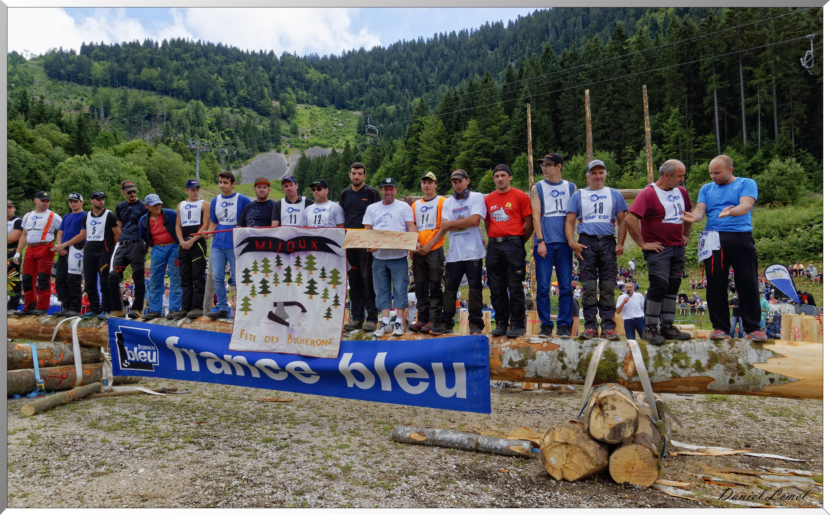 Fête des bucherons à Mijoux