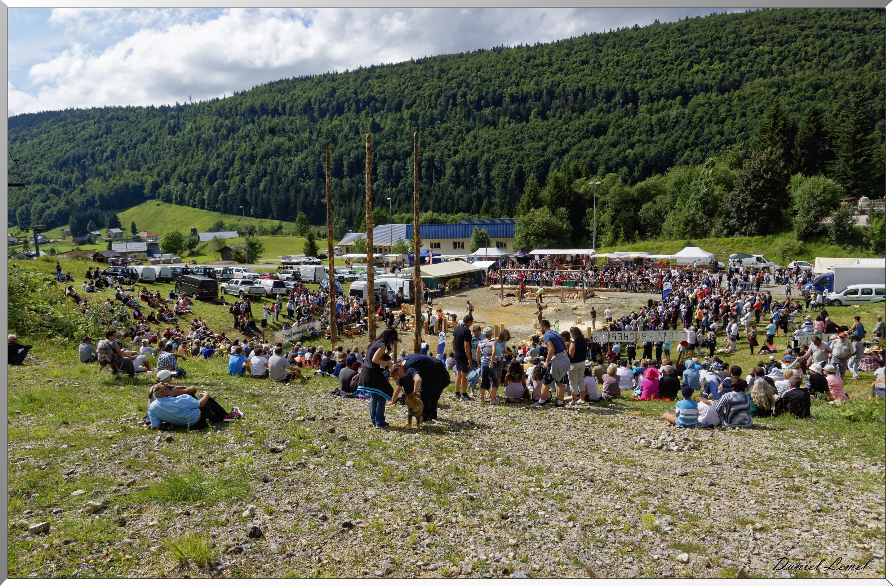 Fête des bucherons à Mijoux