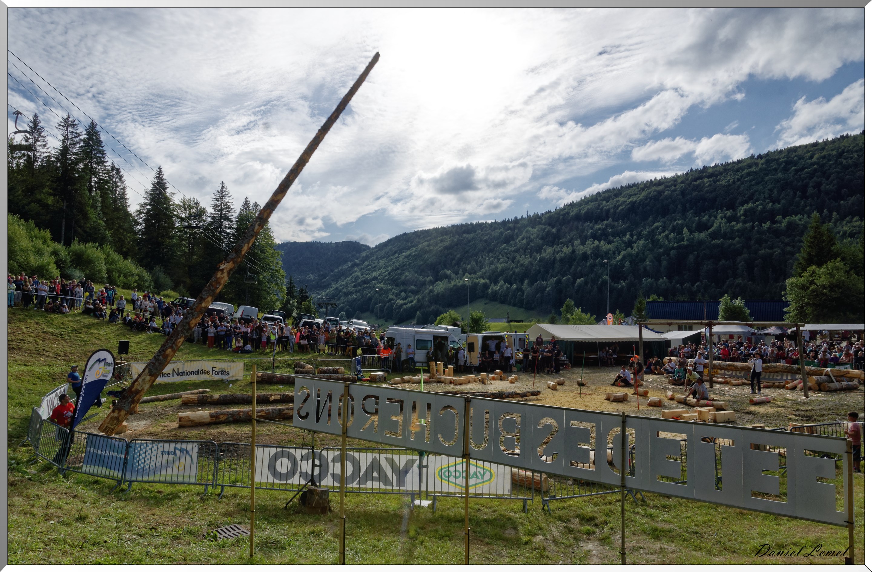 Fête des bucherons à Mijoux