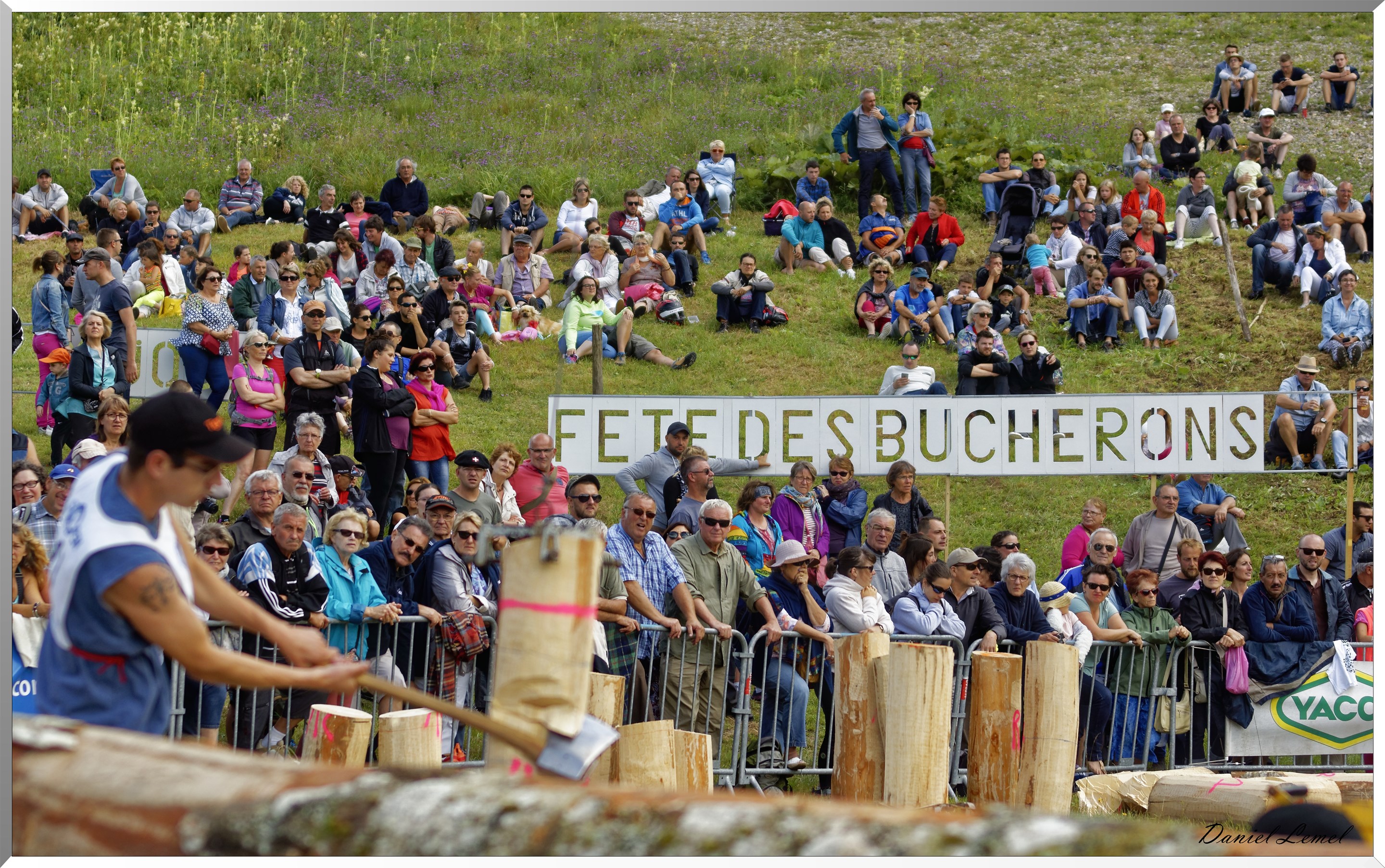 Fête des bucherons à Mijoux
