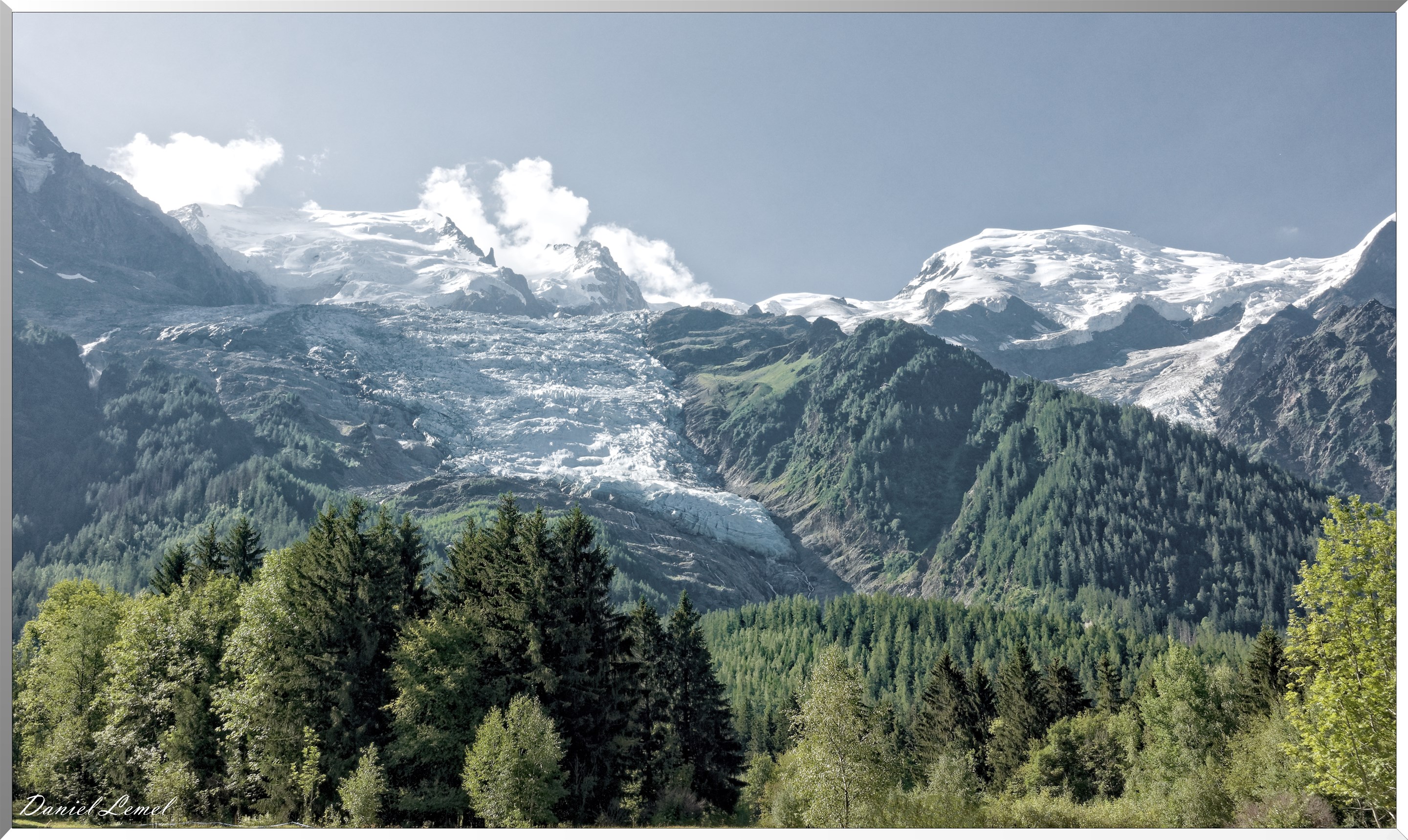 Le glacier des Bossons