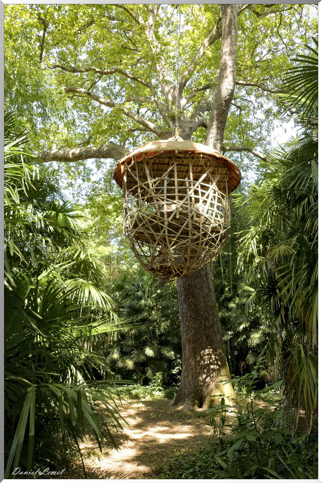 Une suspension en bambous