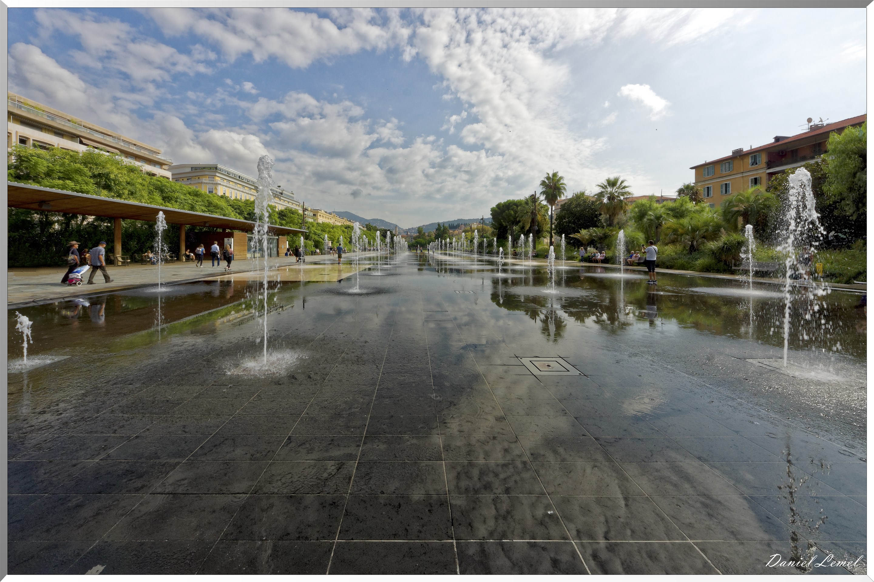 Fontaine miroir d'eau