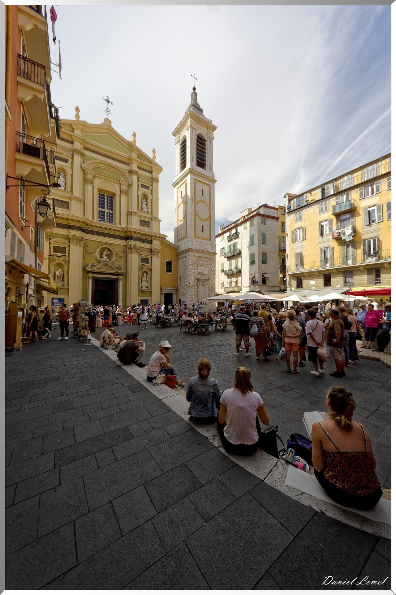 Place Rossetti et Cathédrale Sainte-Réparate de Nice
