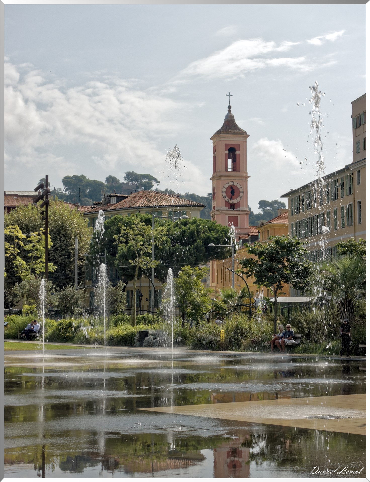 Fontaine miroir d'eau