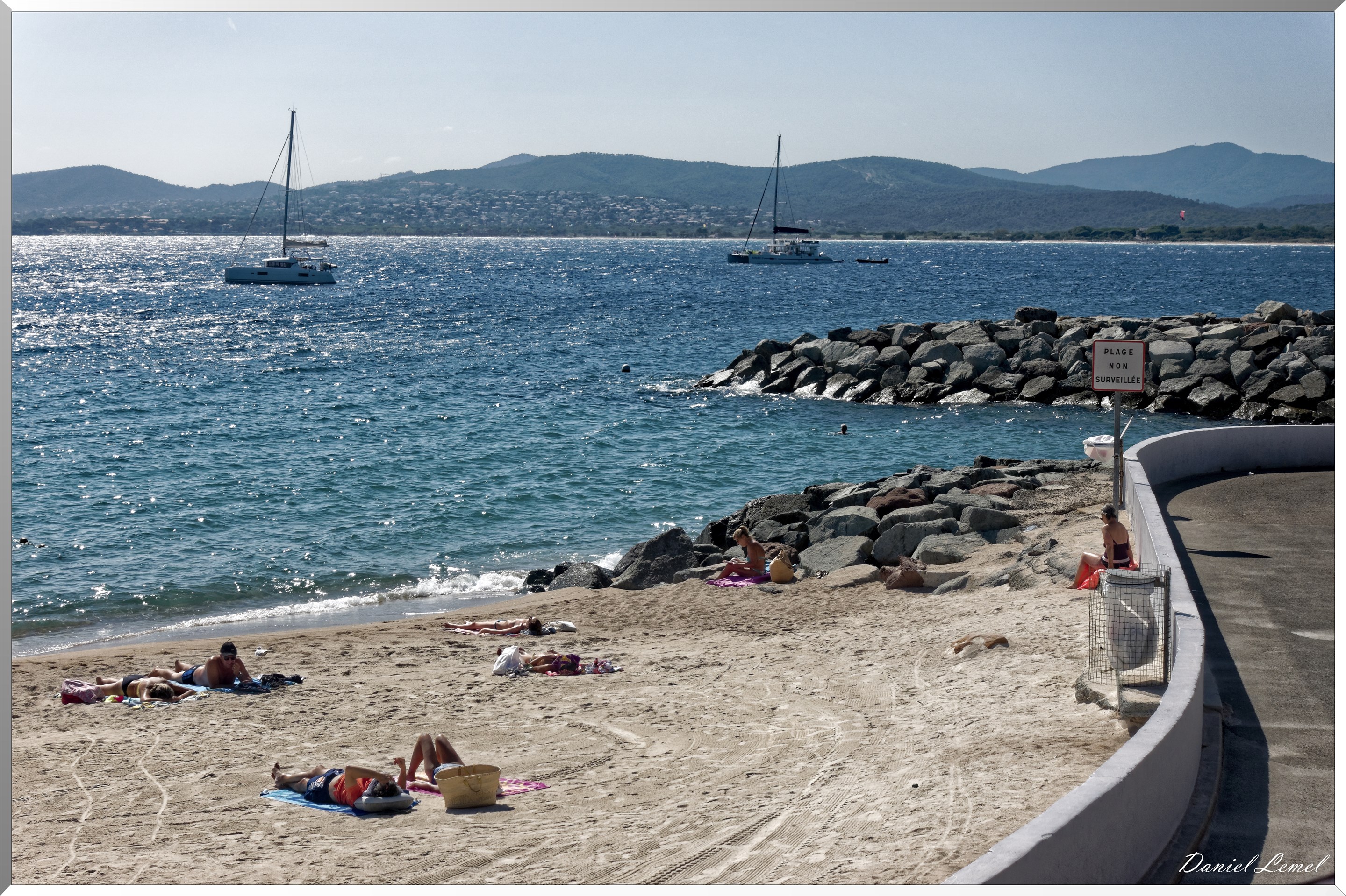 Plage non surveillée