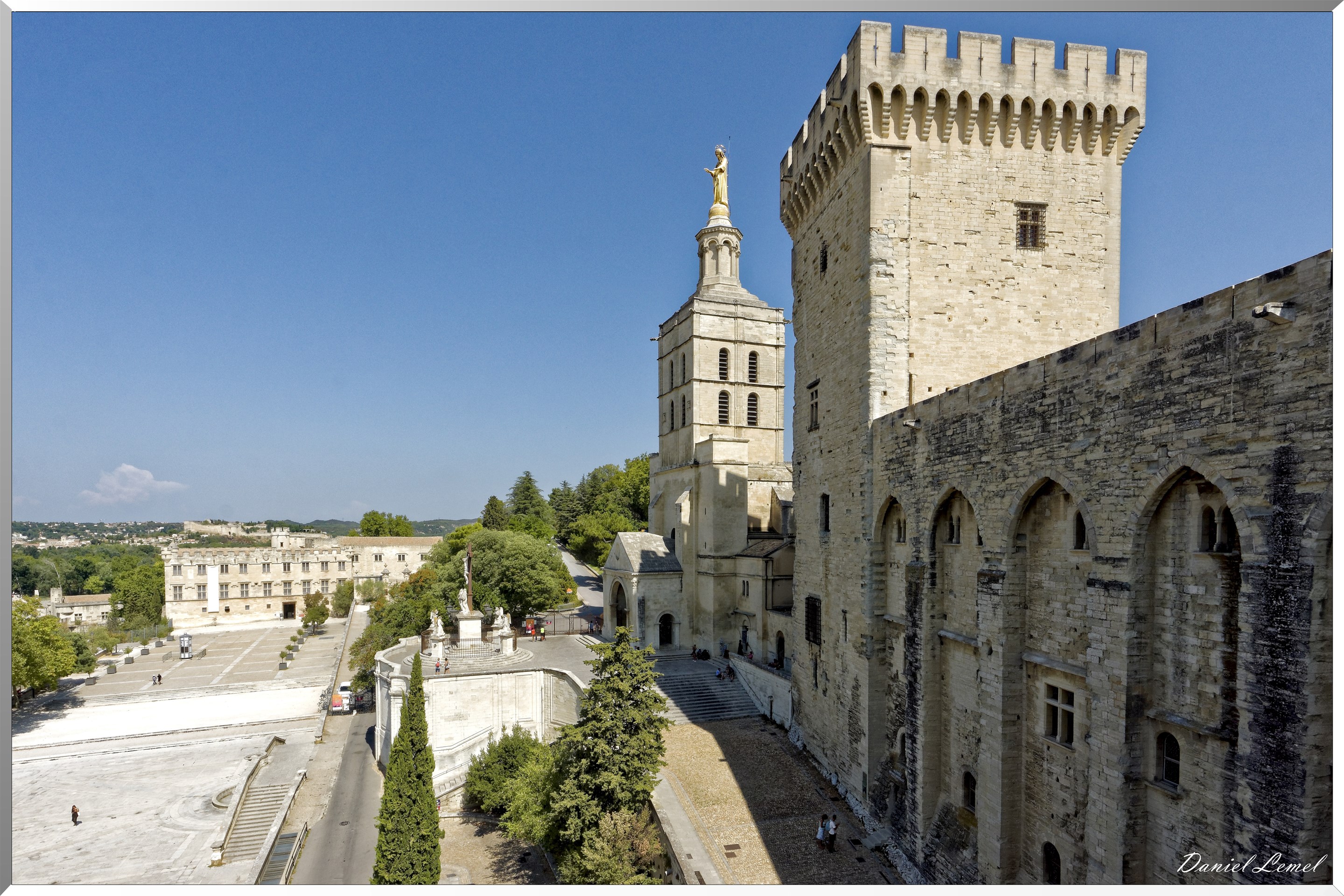 Statue en or de Madonna Vierge Marie