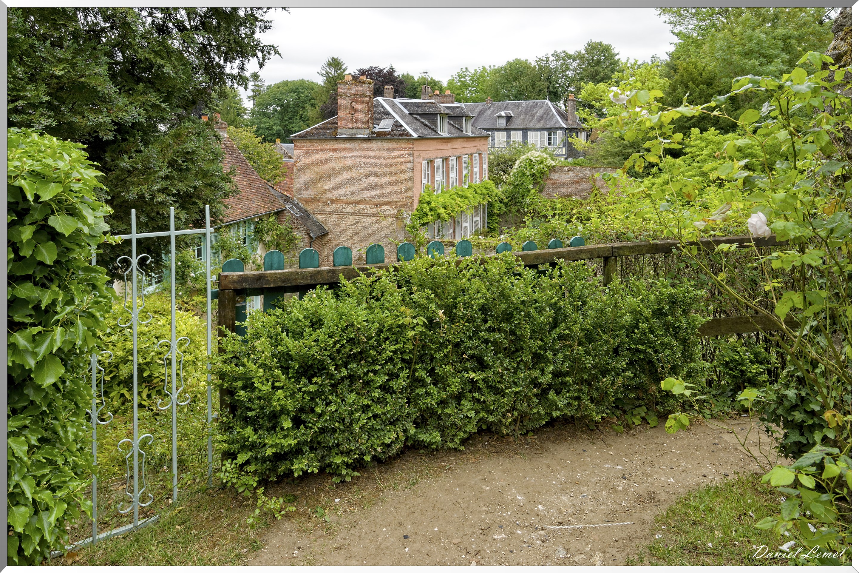 Vue du haut des jardins