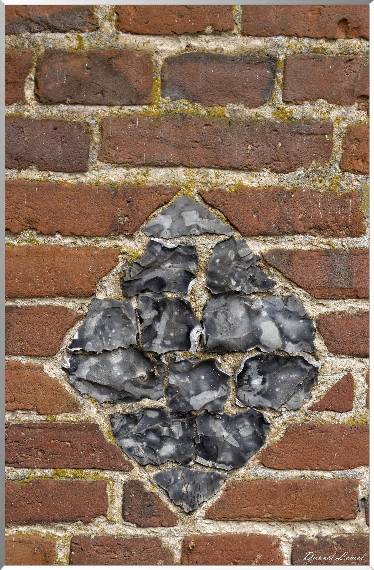 Détail de mur de la maison