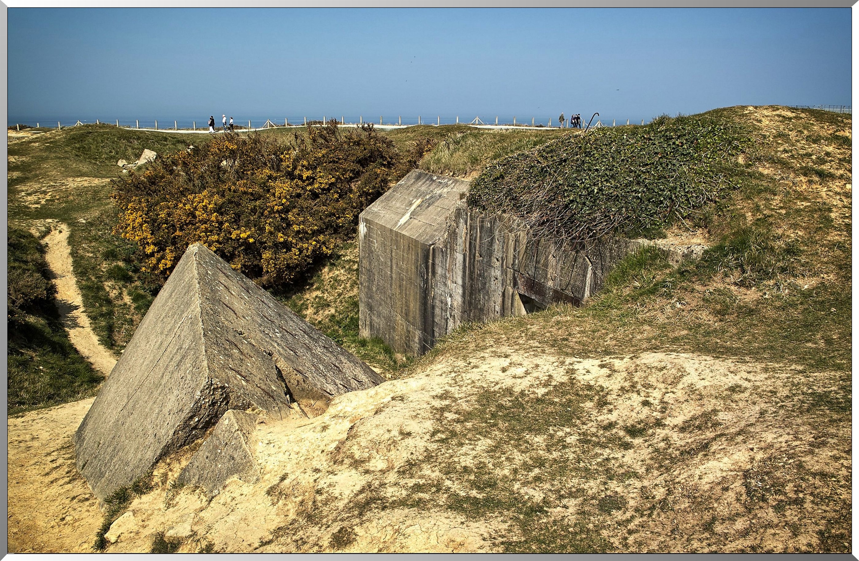 Bunker à  la Pointe-Hoc