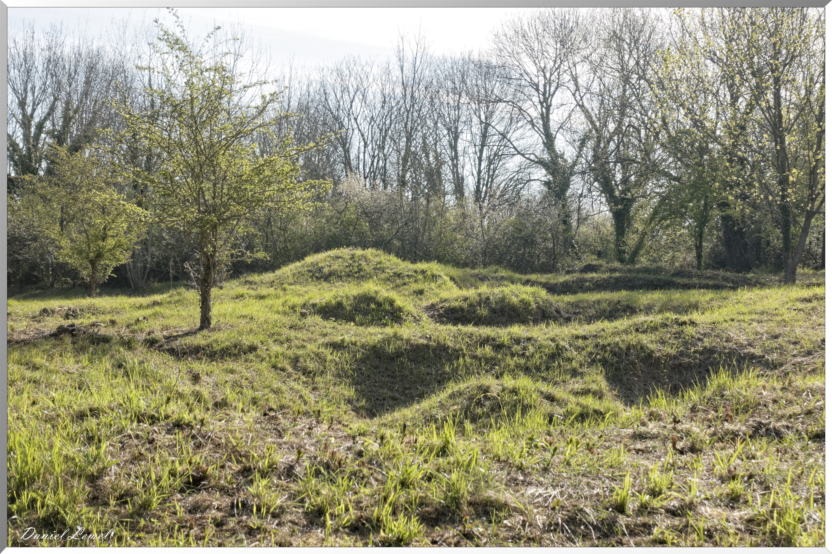 Traces des bonbardements