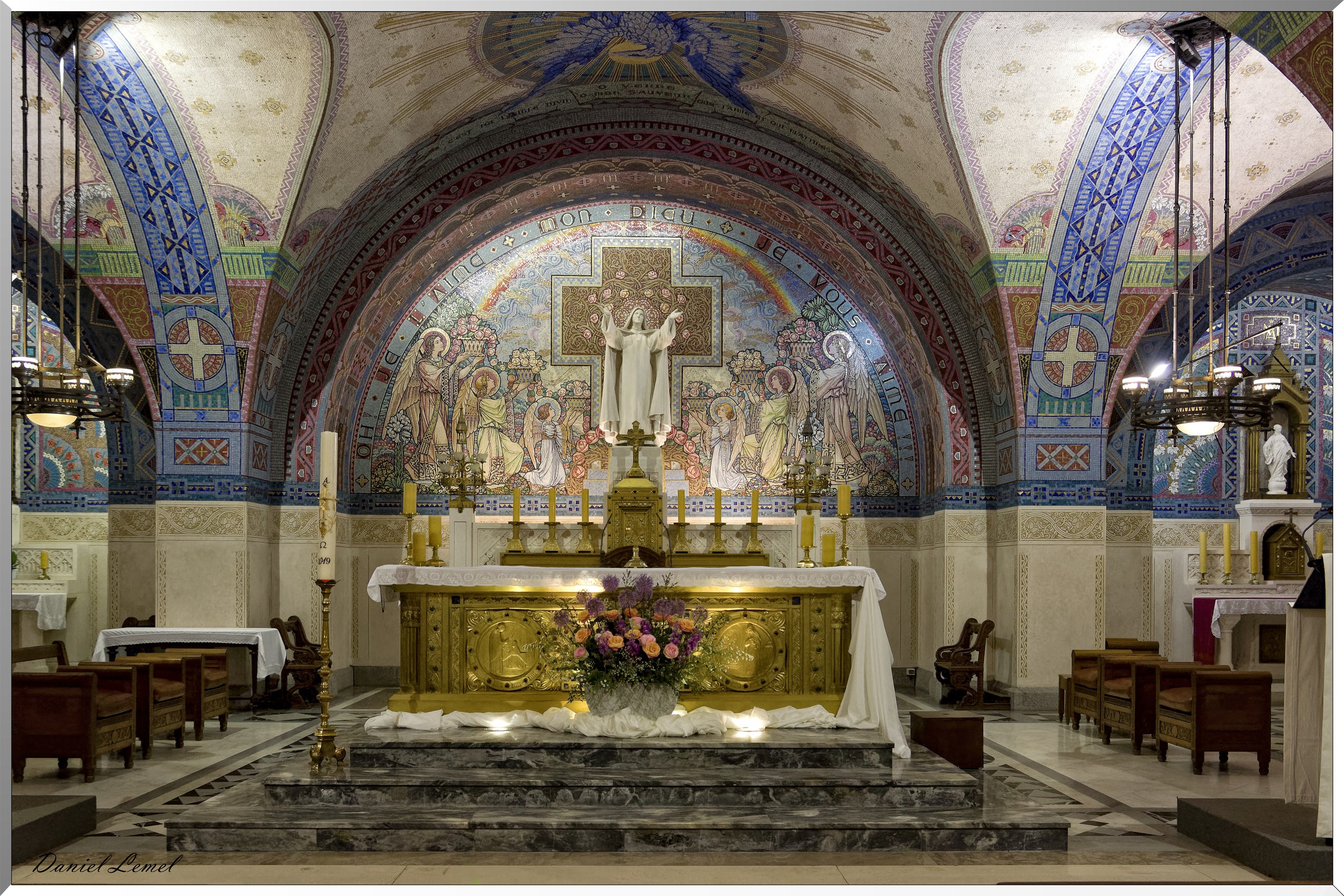 Intérieur de la crypte