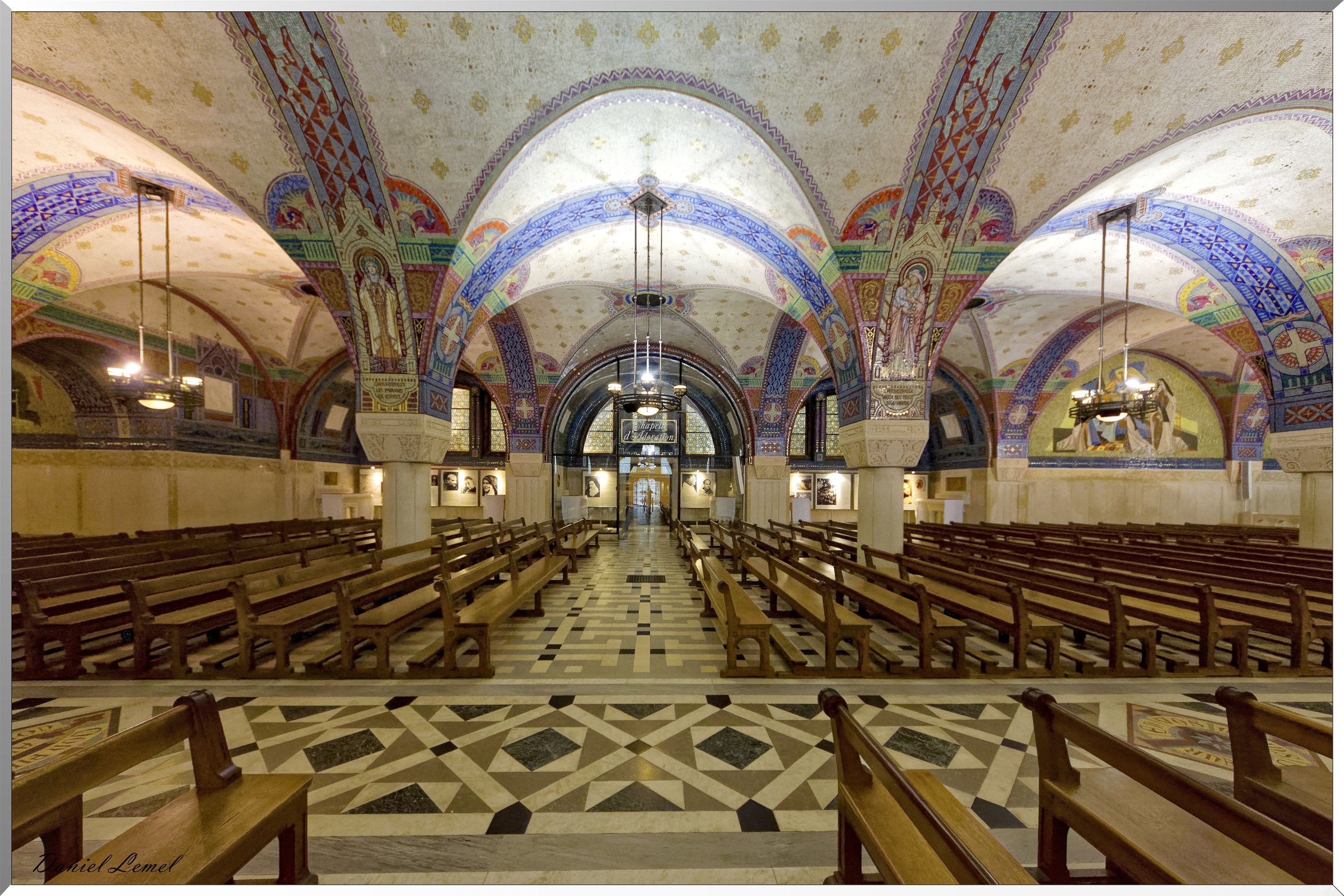 Intérieur de la crypte