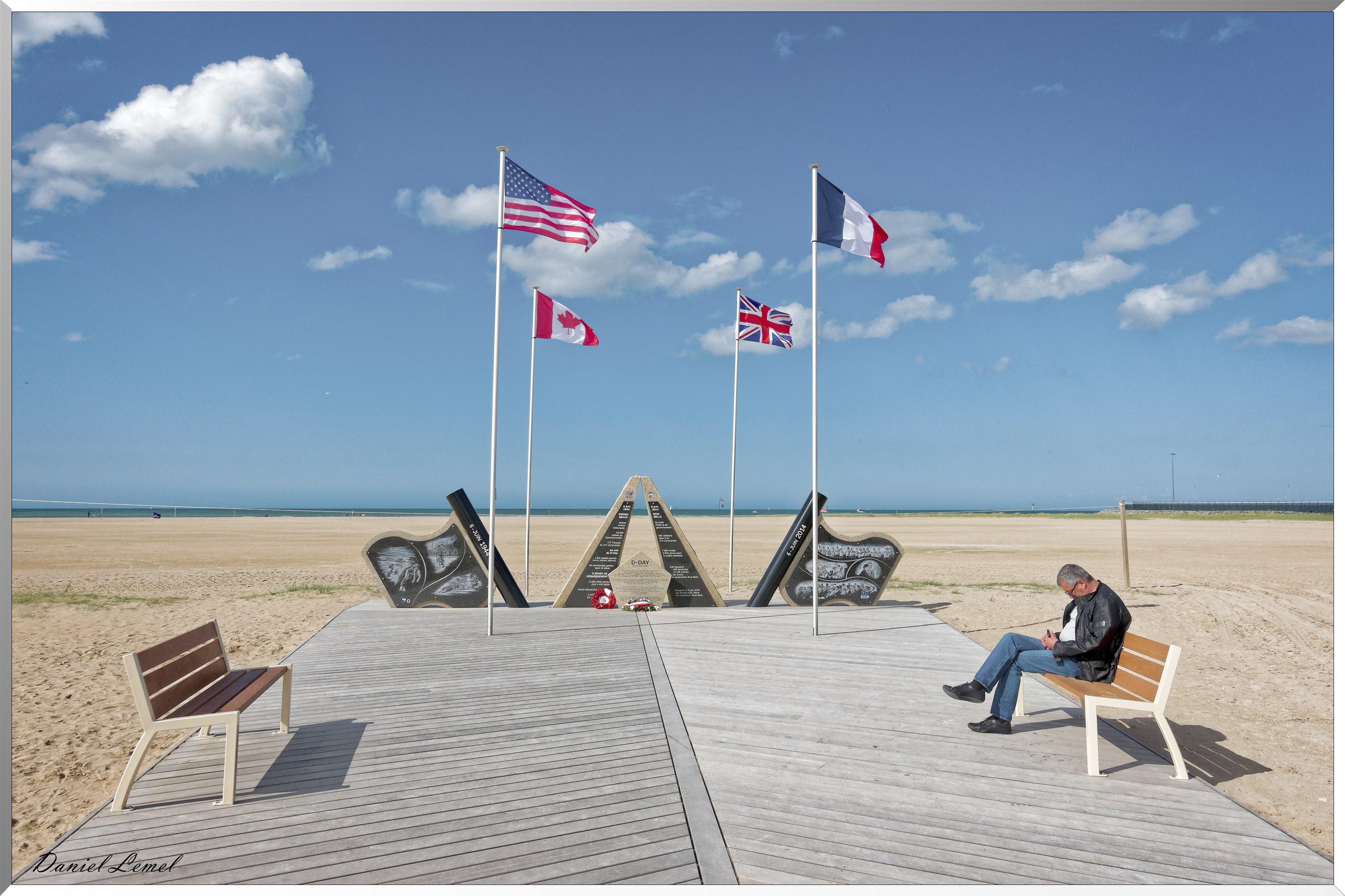 Monument commémoratif du 70 ème anniversaire du D-Day