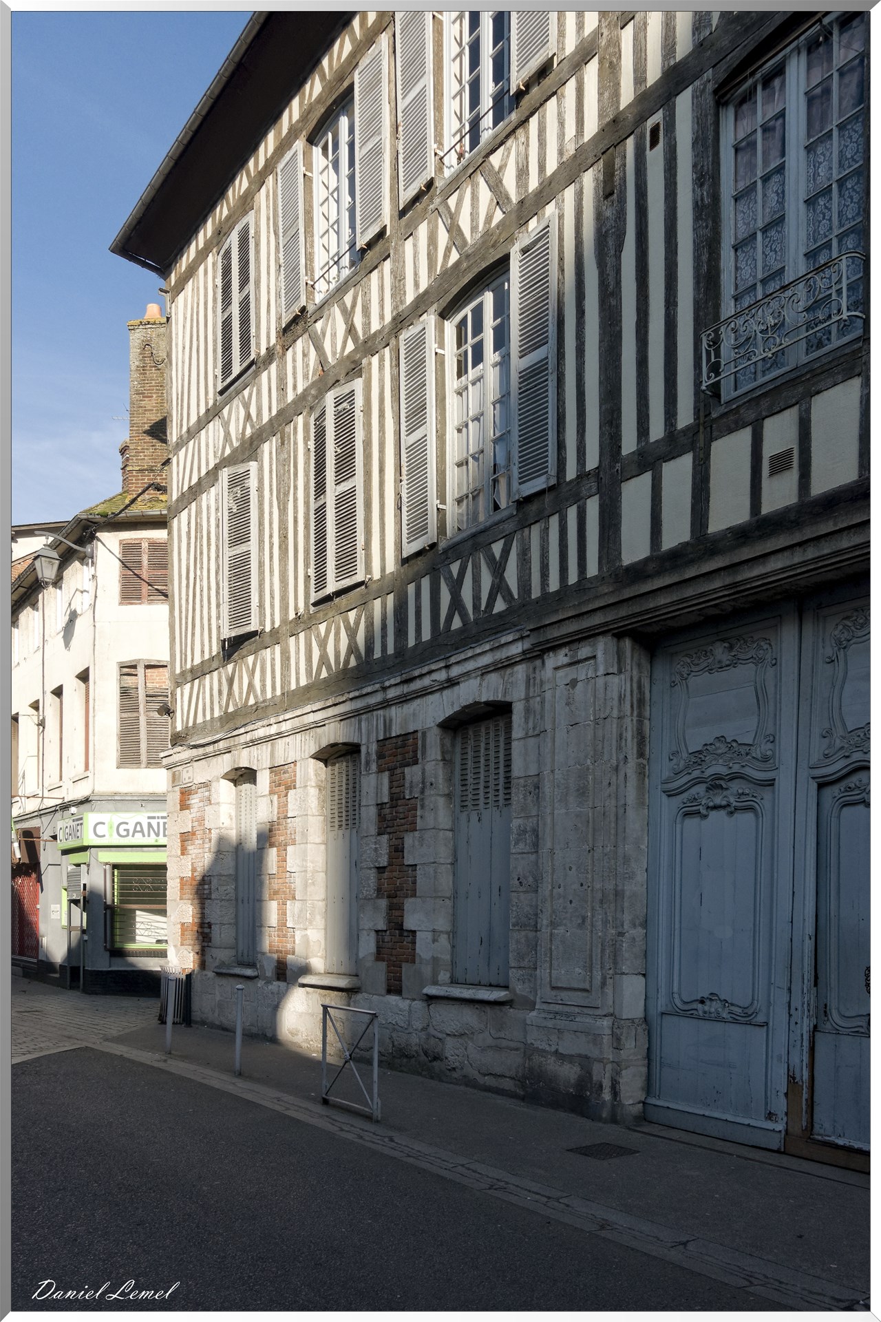 Façade de maisons anciennes