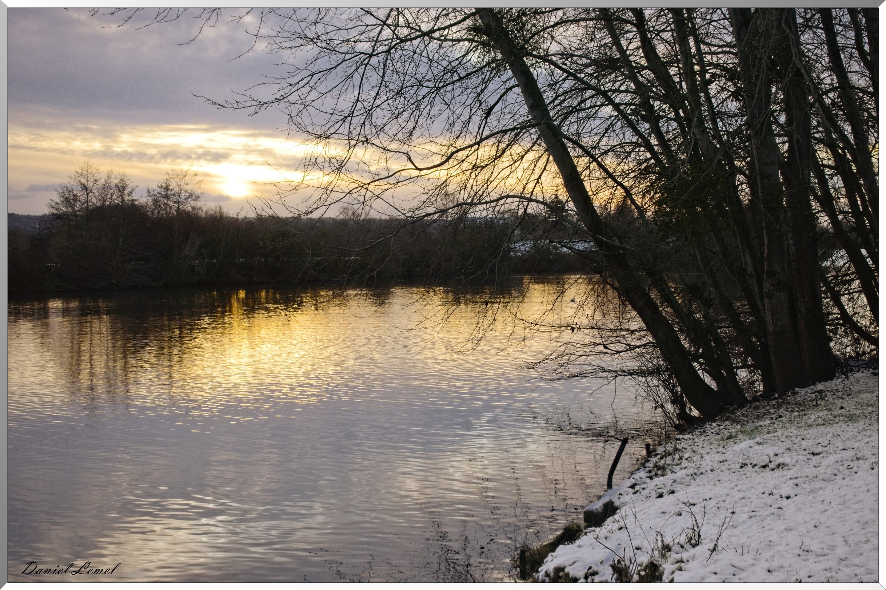 Bord de Seine au petit matin