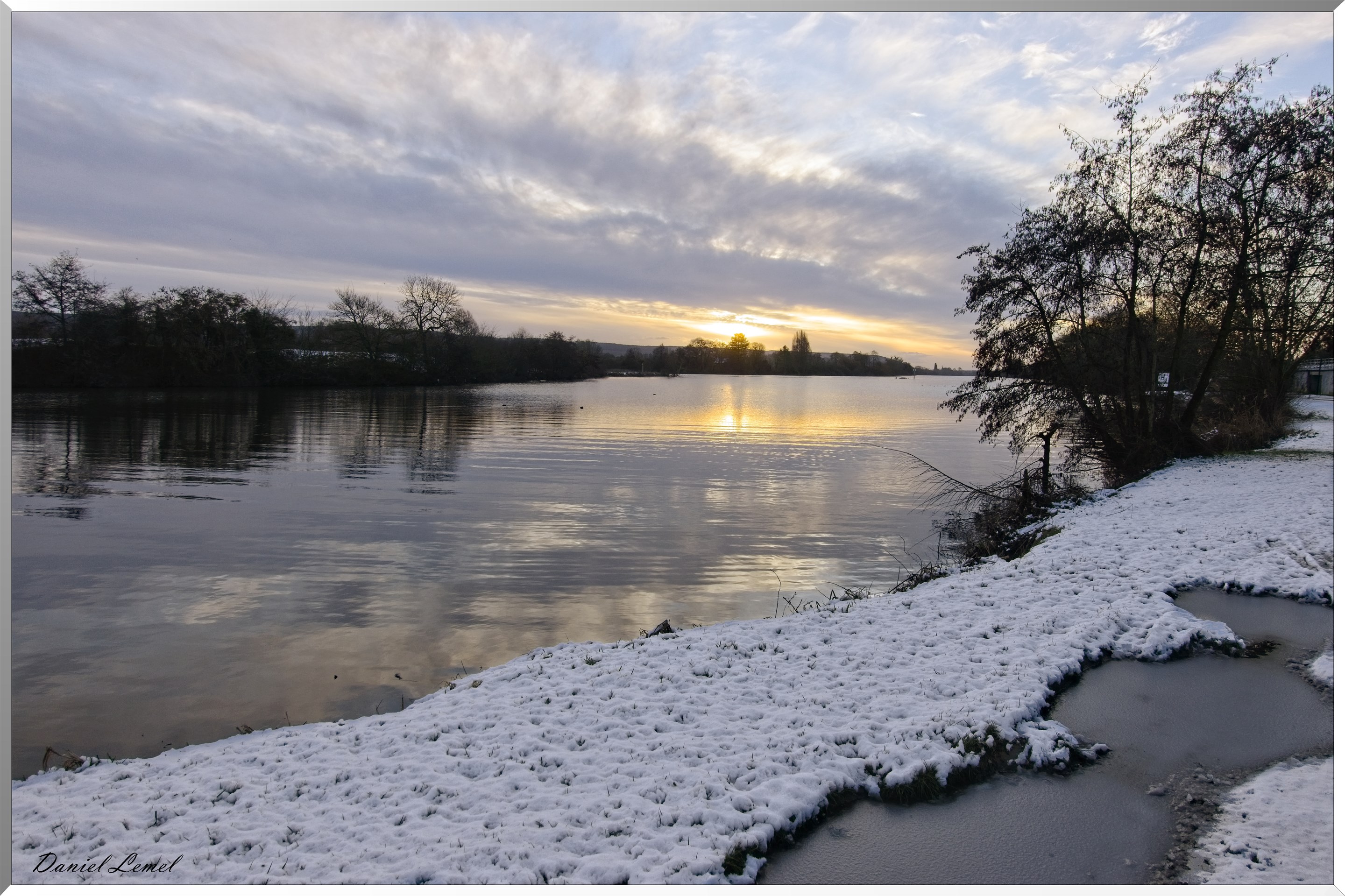 Bord de Seine au petit matin