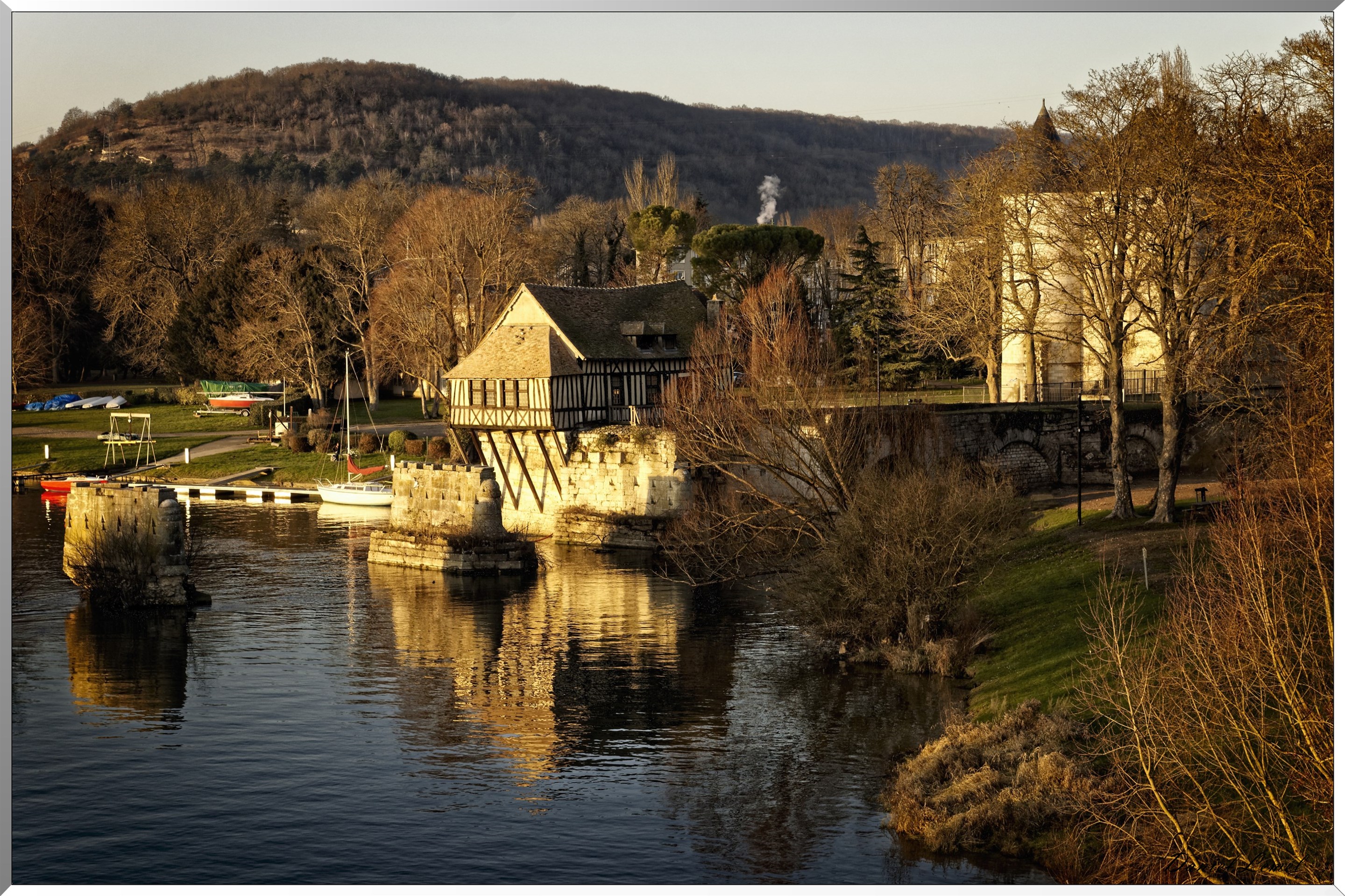 Vieux moulin - Coucher de soleil