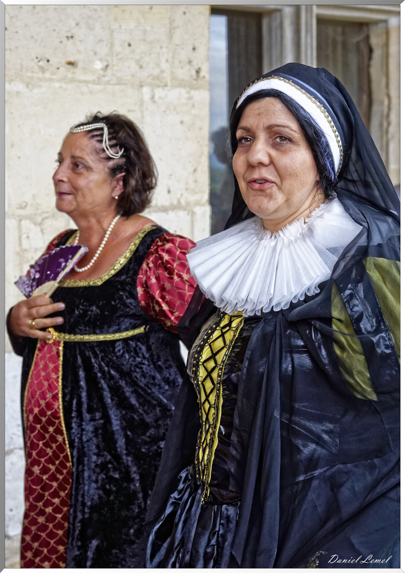 Catherine de Medicis et Marguerite de Valois