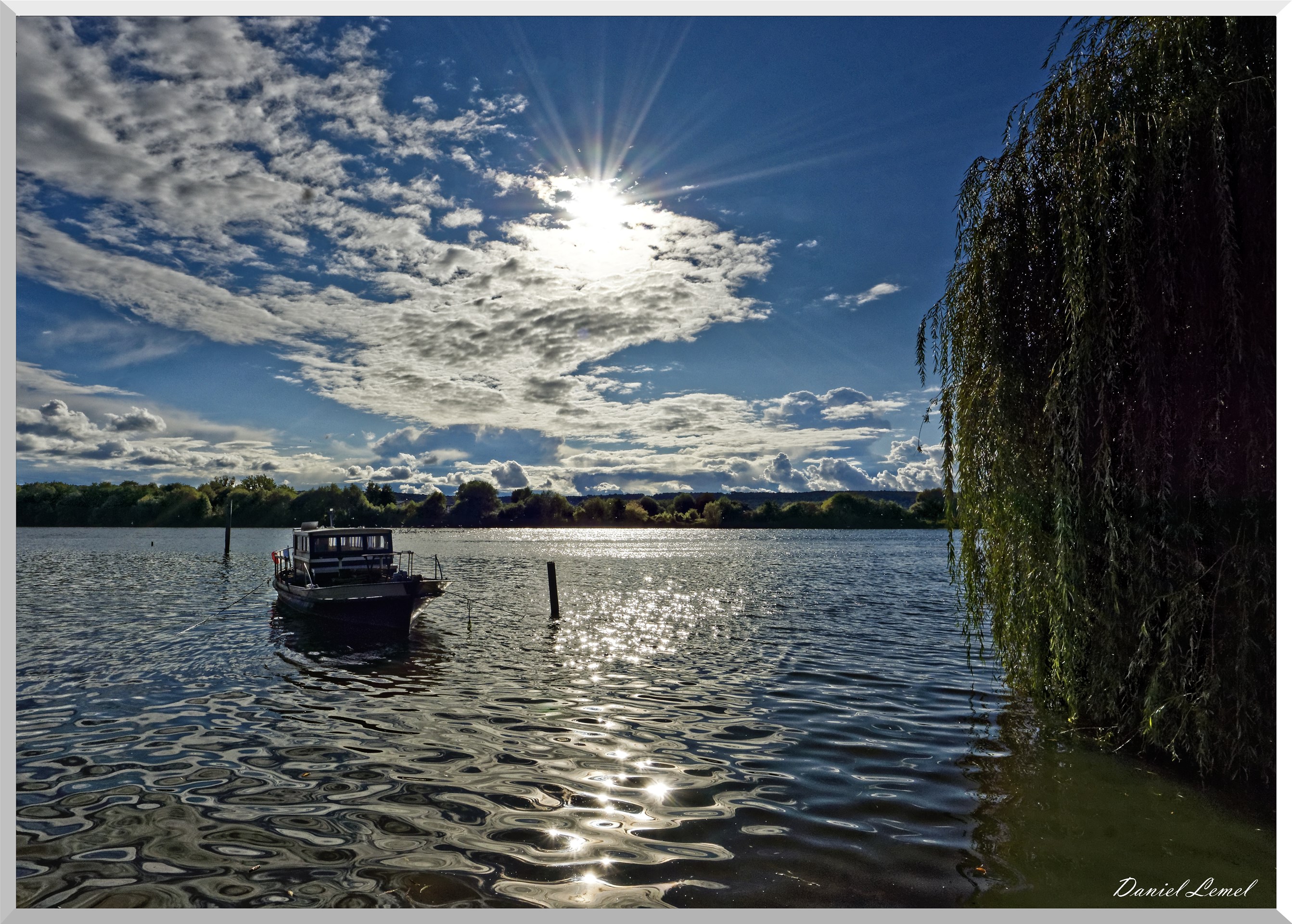 Le bateau atelier sur la Seine
