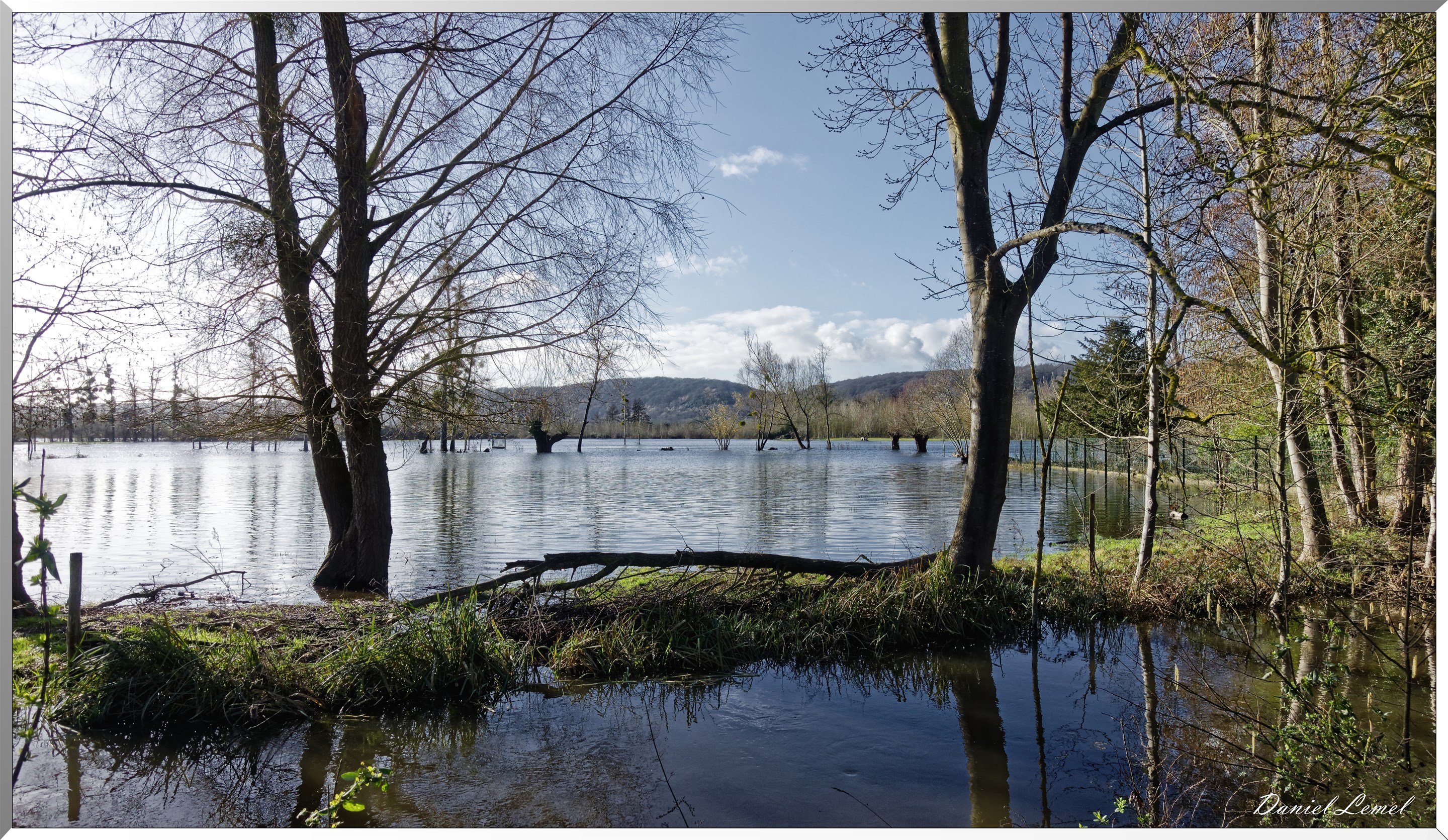 Champs inondés à Limetz-Villez