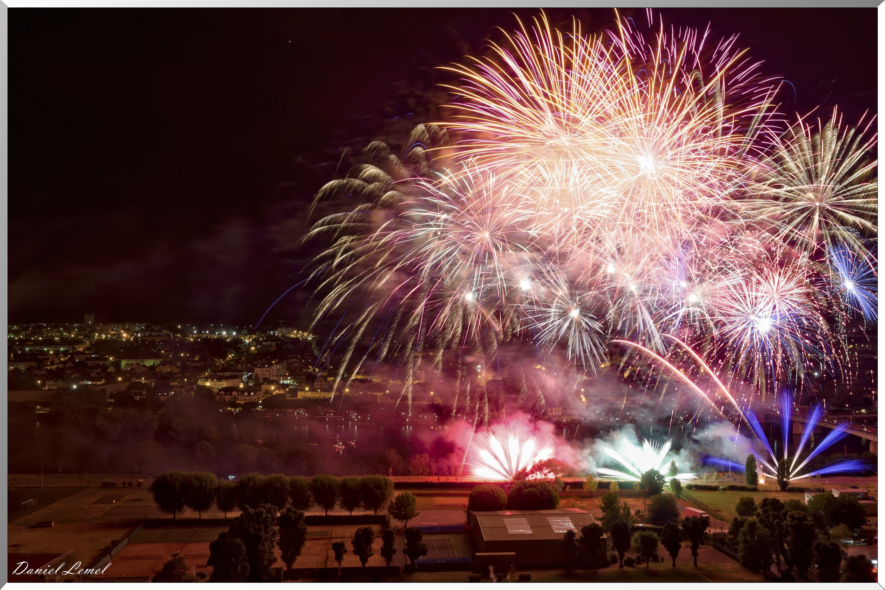 Feux d'artifices du 13 Juillet 2018 - Vernon