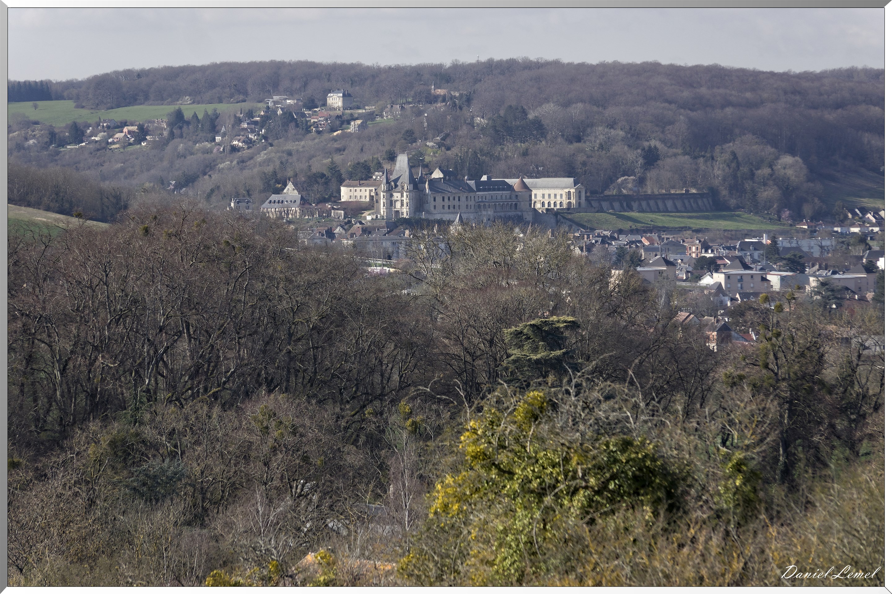Château de Gaillon - Vue du bois de Brillehaut