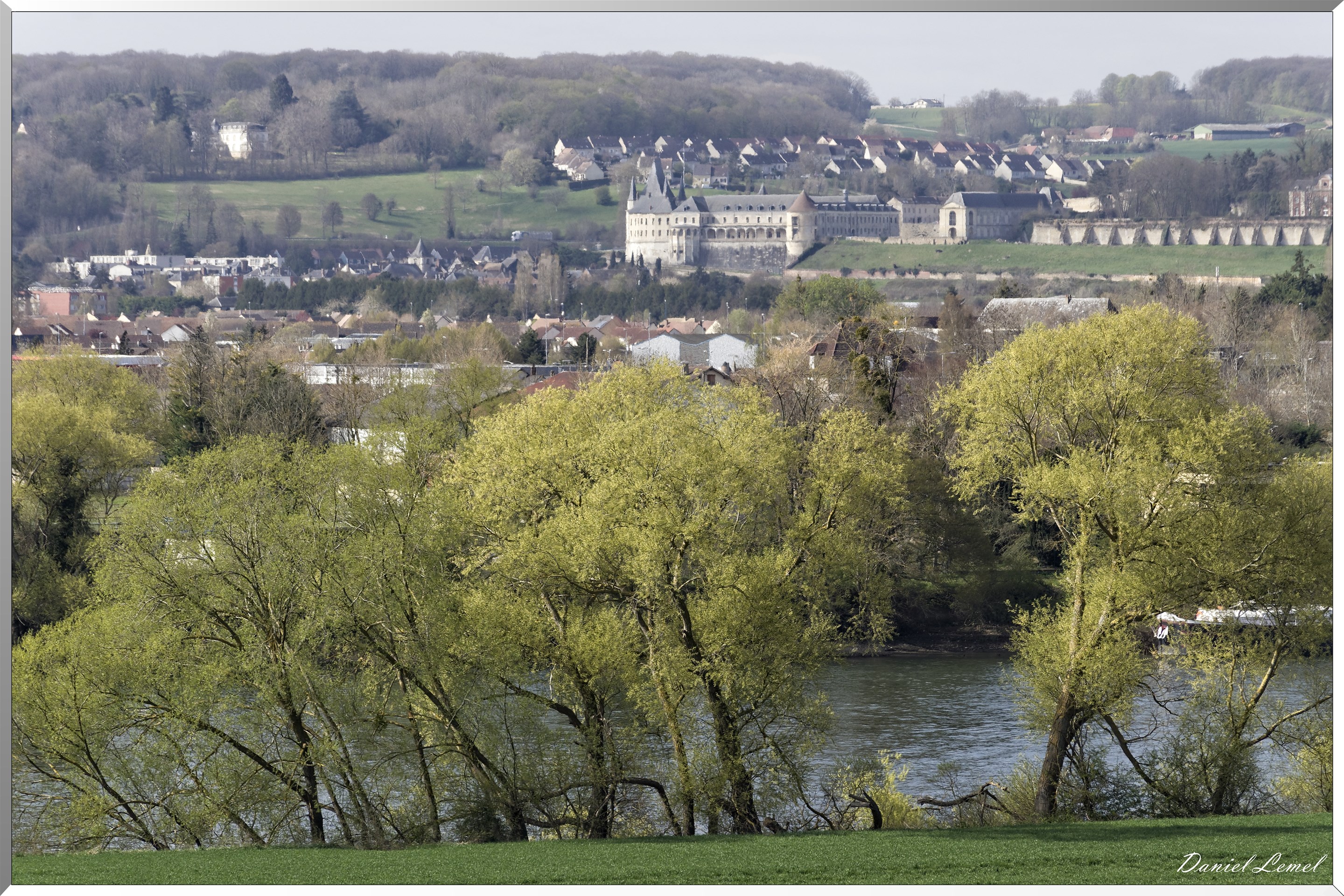 Château de Gaillon - Vue de Courselles-sur-Seine